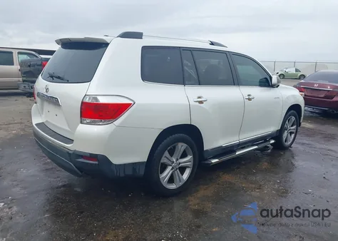 2012 Toyota Highlander Limited V6 z USA, uszkodzony, nr VIN 5TDYK3EH1CS053305